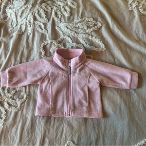 Columbia Light Pink Baby Fleece Jacket